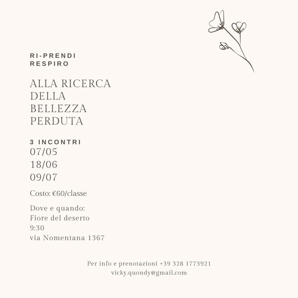 Evento "Alla ricerca della bellezza perduta"